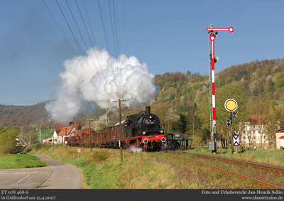 Bundesbahndampf II - Fotozug am 15.4.2007