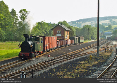 Güterverkehr mit der I K Nr. 54 - Fotogüterzug am 25.6.2010