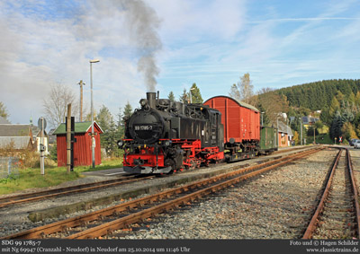 Reichsbahndampf am Fichtelberg - Fotozug am 25.10.2014