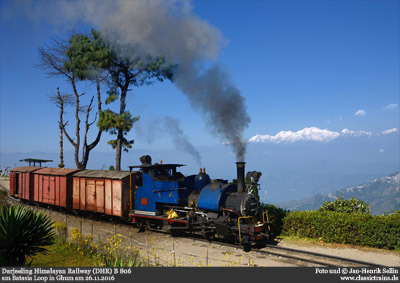 Dampf in den Bergen Indiens