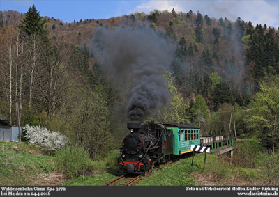 Frühlingsdampf auf der Waldeisenbahn Cisna - Tag 2