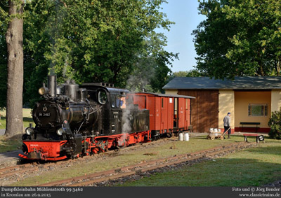 Herbstfotozug auf der Muskauer Waldeisenbahn  - Fotozüge am 26.9.2015